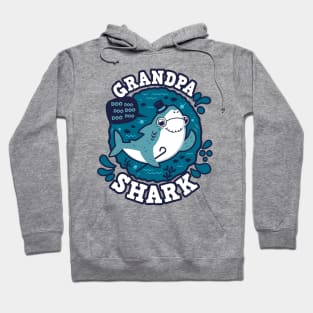 Grandpa Shark (trace) Hoodie